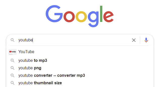 scrivere youtube su google